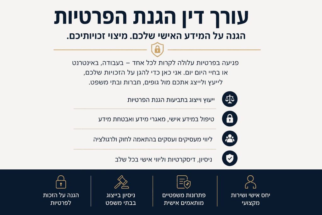עורכת דין הגנת הפרטיות