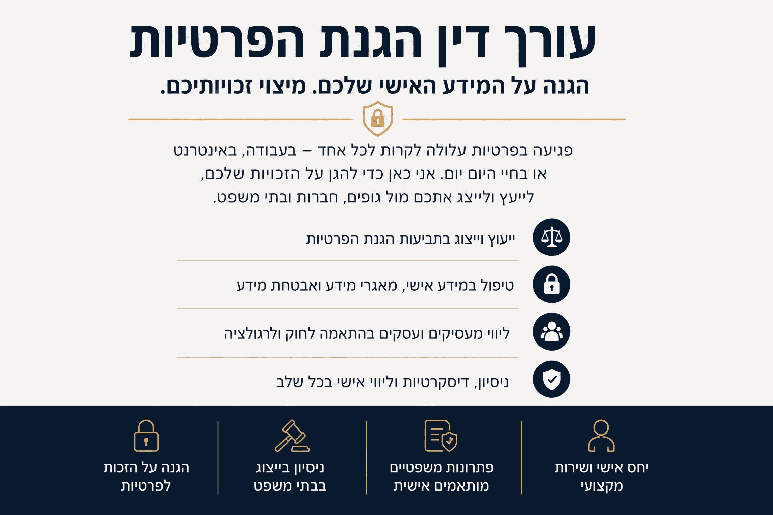 עורכת דין הגנת הפרטיות