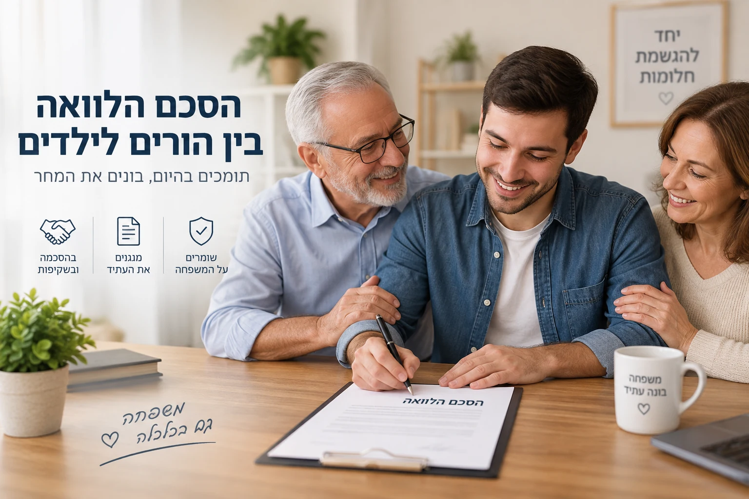 הסכם הלוואה בין הורים לילדים